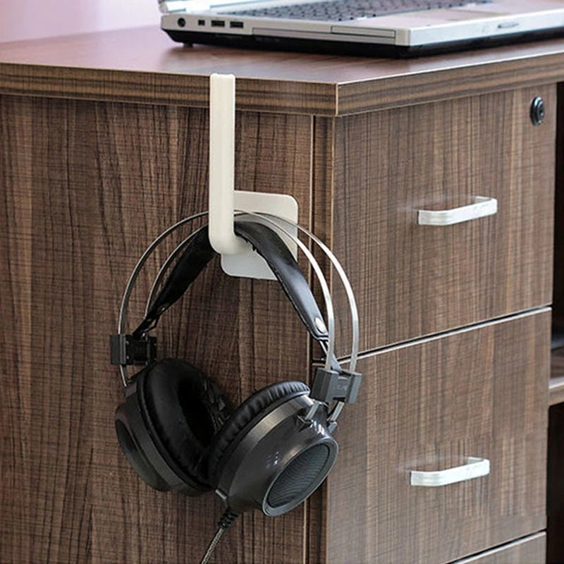 Multi-Surface Under Desk Headphone Hanger
